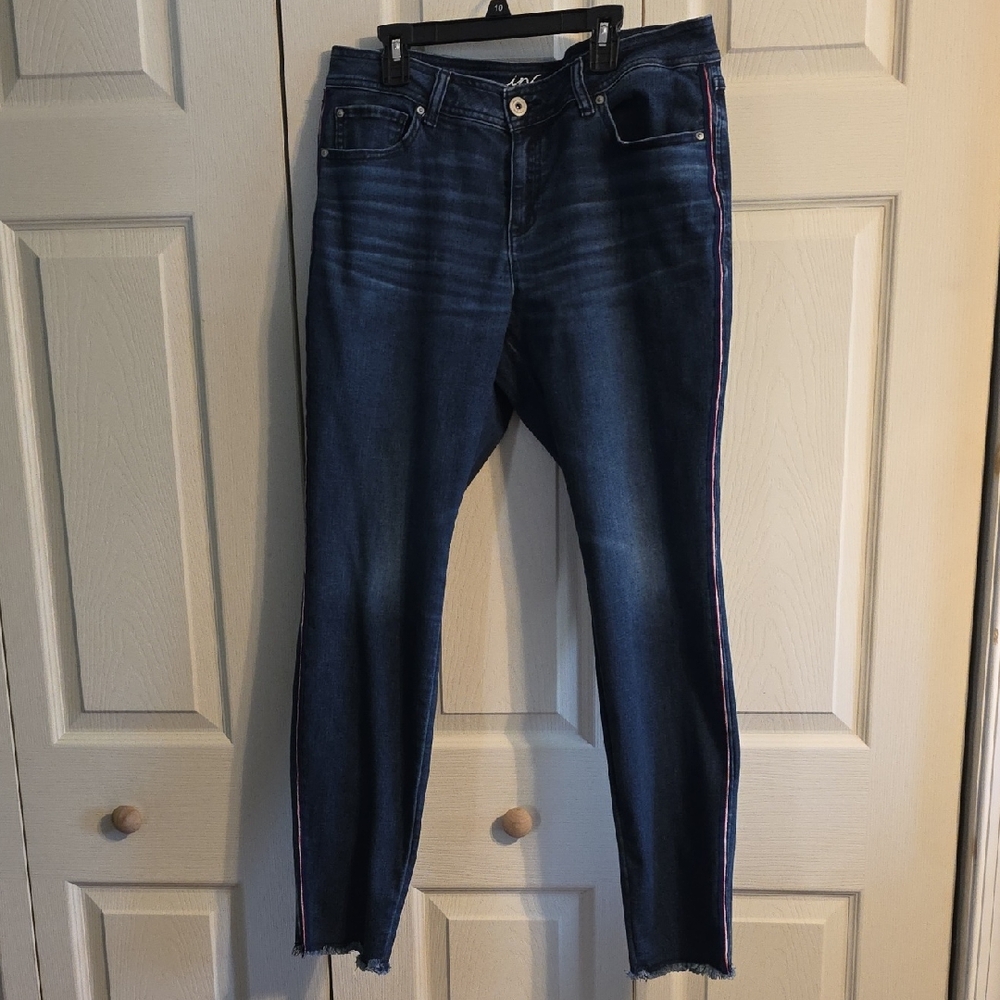 INC International Concepts Dark Blue Ankle Jeans